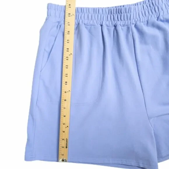NEW Glyder Oversized Cotton Blend Shorts Lilac 2X - Picture 8 of 13